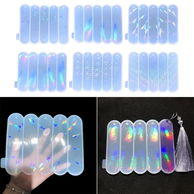 Schmuck herstellungs werkzeug Lesezeichen Schimmel Holo graphisch Silikon form