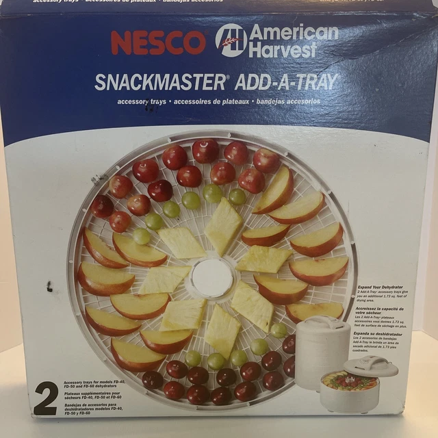 NESCO AMERICAN HARVEST Snackmaster AddATray Fits FD40 FD50 FD60