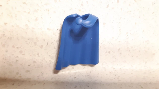 Cape Playmobil Bleu Foncé Mi-longue - Référence 14794 - Occasion Pour Figurines