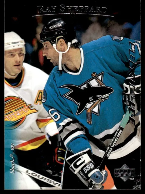 1995-96 Upper Deck Electric Ice Ray Sheppard San Jose Sharks #348 R19