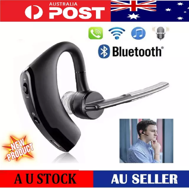 Single Wireless Bluetooth 5.0 Business Earphone Driving Headphone Sport Headset