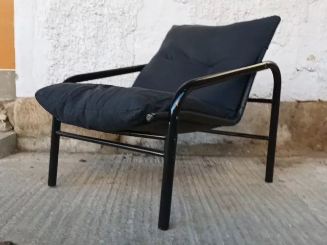 Chair Vintage IKEA 70s Retro Easy Chair Danish Steel 70er 2