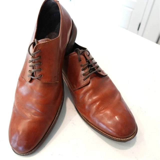 Cole haan benton plain leather derby ii store