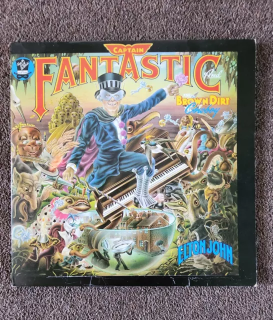 Elton John Captain Fantastic And The Brown Dirt Cowboy Vinyl LP Album 1975