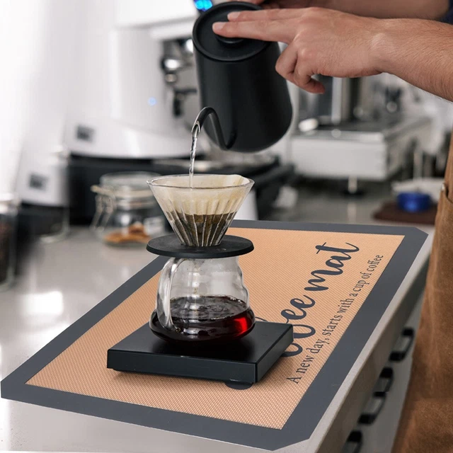 Tappetino macchina da caffè in silicone facile da pulire tappetino di scarico a