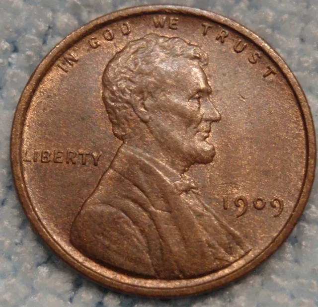 1909 VDB Lincoln Cent Wheat BU -  RED/BROWN *UNCIRCULATED* UNC