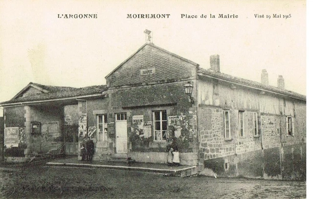 Cpa 51 Moiremont Place De La Mairie