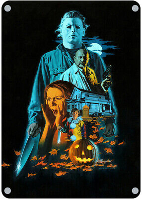 Halloween Michael Myers Movie Poster Metal Tin Sign Wall Posters Tablet Plate