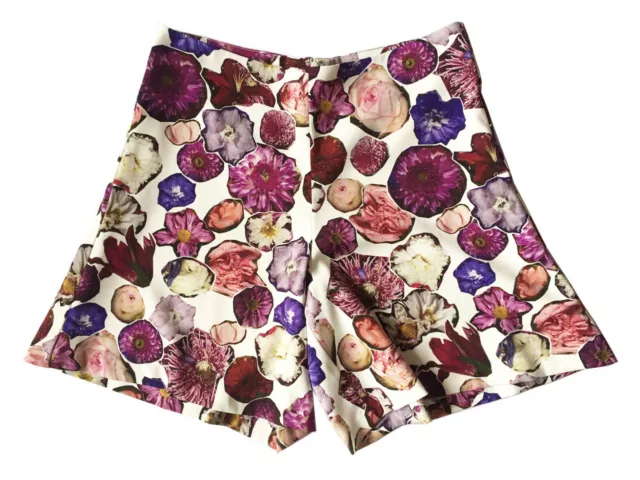 OPENING CEREMONY x THIERRY BOUTEMY Womens Sz 4 Floral Photo Print Skort Shorts