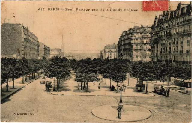 CPA Paris 15e Paris-Boul, Pasteur pris de la Rue du Cháteau (311670)