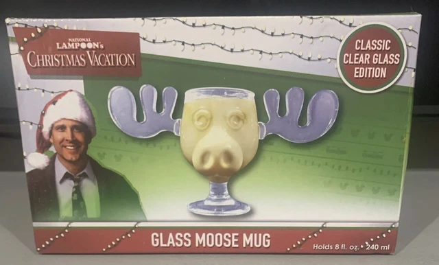 thumbnail image 2 of National Lampoon's Christmas Vacation Moose Mug - 8 Oz Glass - Clear 2 of 4