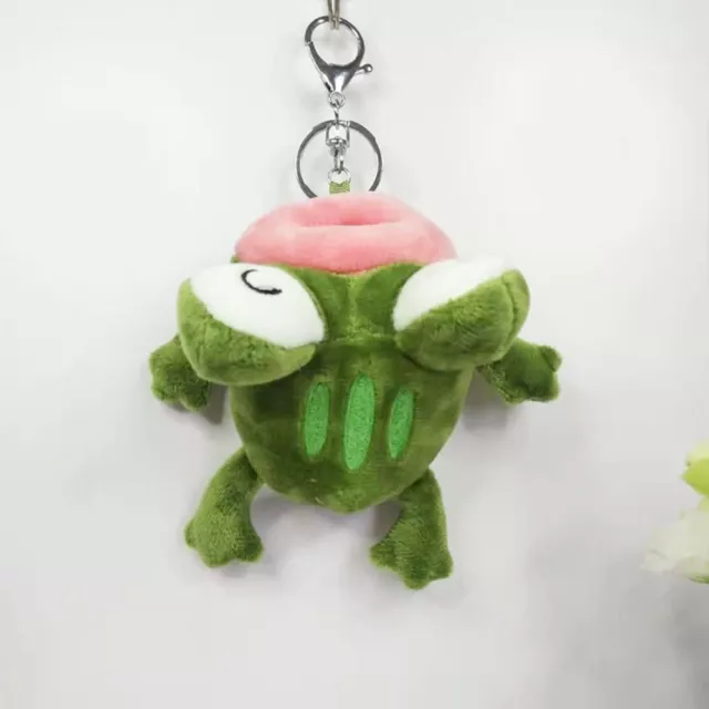 Green Backpack Pendant Plush Material Stuffed Toys Portable Keychain