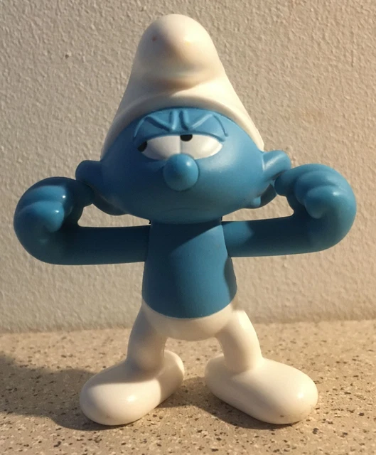 Figurine Schtroumpf McDo 2018 - Mémé Schtroumpf 7cm - Très Bon état Sans Emballage
