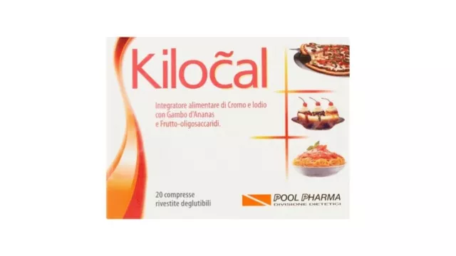 Kilocal Integratore Alimentare di Cromo e Iodio - 20 Compresse