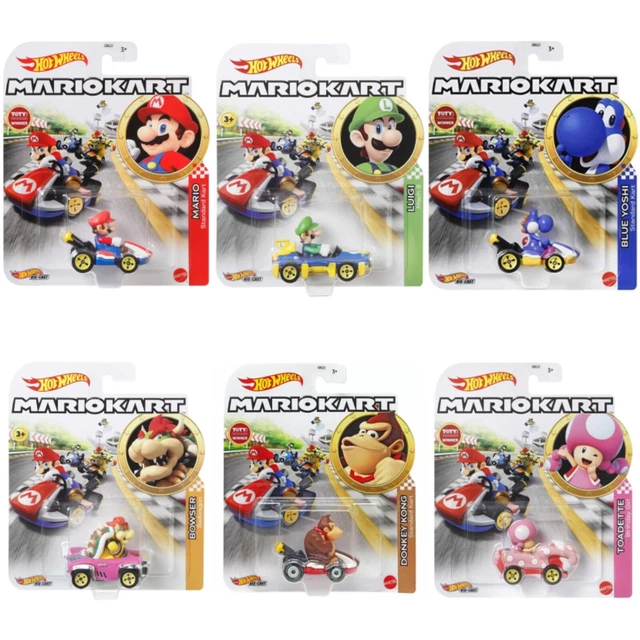 Auto Giocattolo Nintendo Hot Wheels Mario Kart Ossa Secche - Modellino 1:64 - Giocattolo Collezionabile - Per Bambini Da 3 Anni Auto Giocattolo 1:64