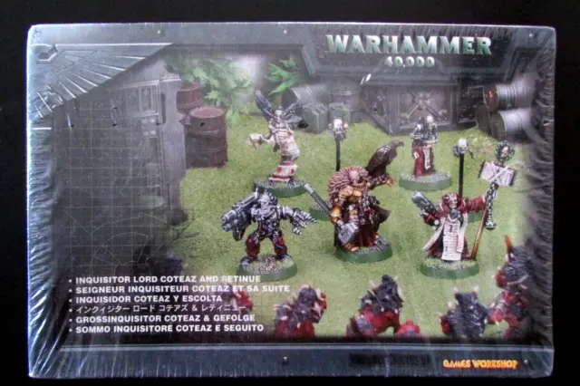 OOP Citadel Warhammer 40k Witch Hunters Inquisitor Lord Coteaz And Retinue BNIB