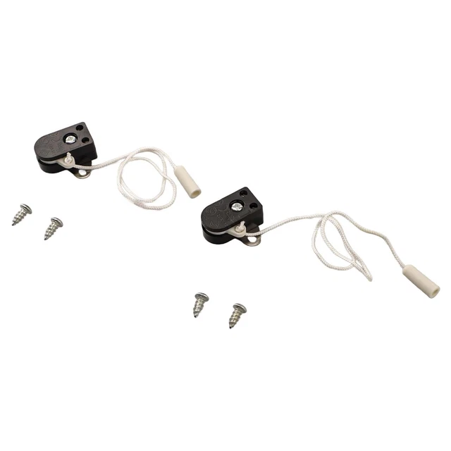 Lot De 2 Interrupteurs à Tirette 12V/24V TOPBATHY - Pour Camion, éclairage, Remplacement Facile