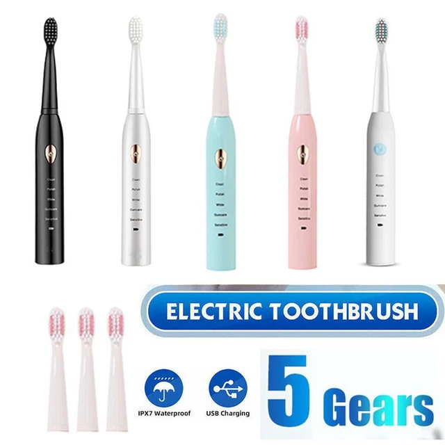 Time ​ Limpieza bucal Cepillo temporizador Cepillo de dientes eléctrico Cepillos de dientes acústicos