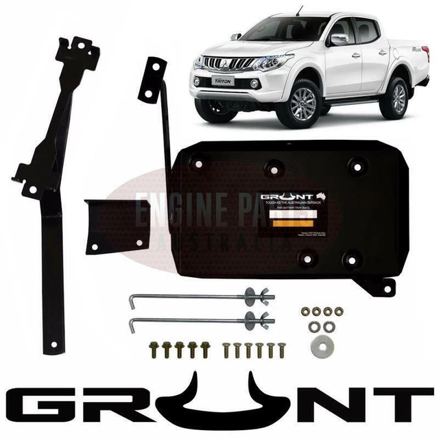 GRUNT 4X4 DUAL Battery Tray System Suit Mitsubishi Mq Triton 2.4Td 2015