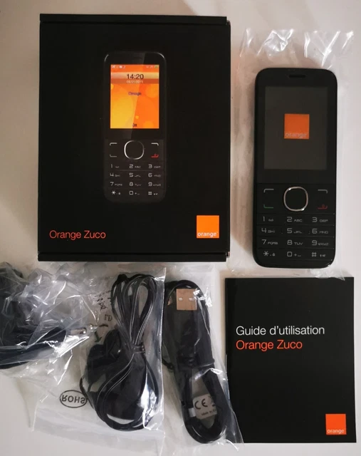 ORANGE ZUCO TÉLÉPHONE Portable Neuf A Touche Desimlocké Mobile Phone Unlock 🔓 EUR 79,00