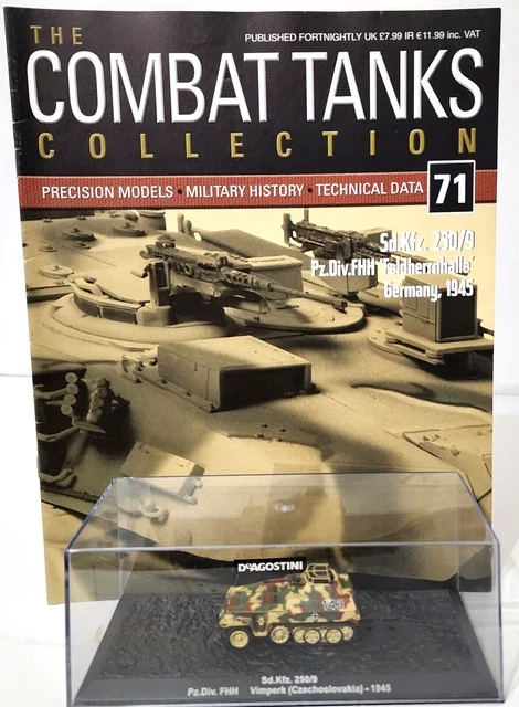 Miniature Militaire Sd.Kfz. 250/9 – Pz.Div. FHH Vimperk 1945 – IXO 1/72 – Métal – Occasion
