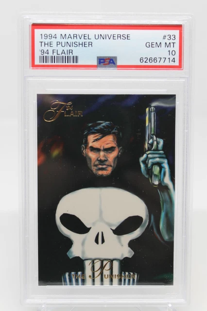 1994 Marvel Universe '94 Flair #33 The Punisher PSA 10