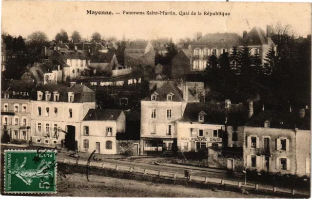 CPA Mayenne-Panorama Saint Martin-Quai de la République (186404)