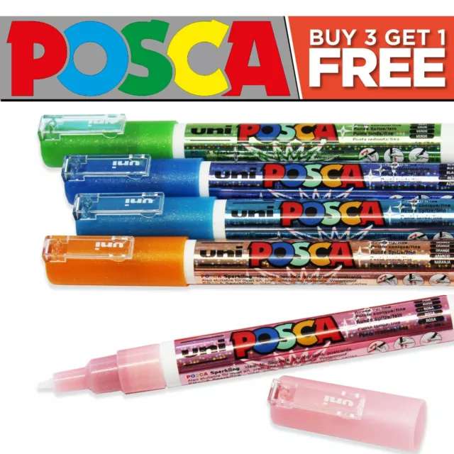 Uni Posca Paint Marker Art Pens - Waterproof Paint Pens - All