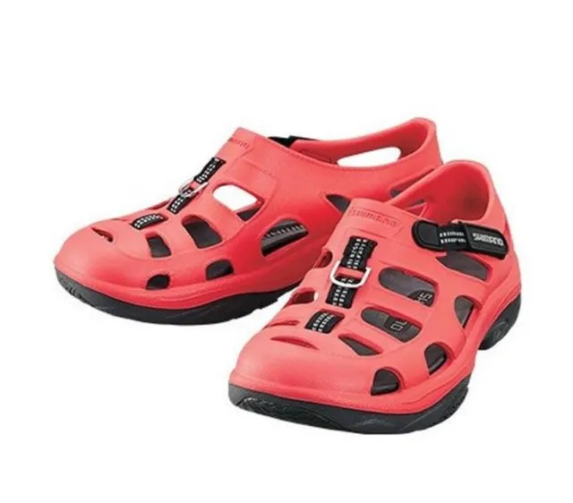 Shimano Evair Fishing Shoes Red Size EU 43 , US M9/W11 (8332)
