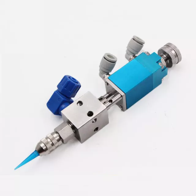 Pneumatic Thimble Dispensing Valve UV Glue Dispenser Valve 0.01ML