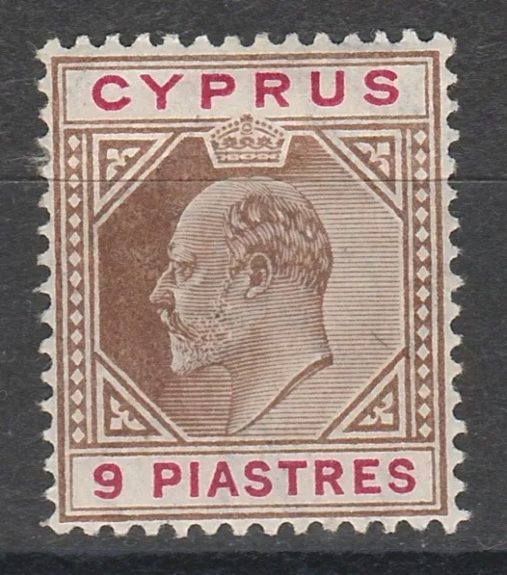 Cyprus 1904 Kevii 9Pi Wmk Mult Crown Ca