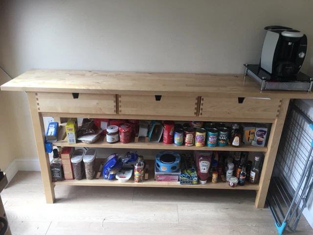 IKEA NORDEN SIDEBOARD 3-drawer sideboard kitchen island unit