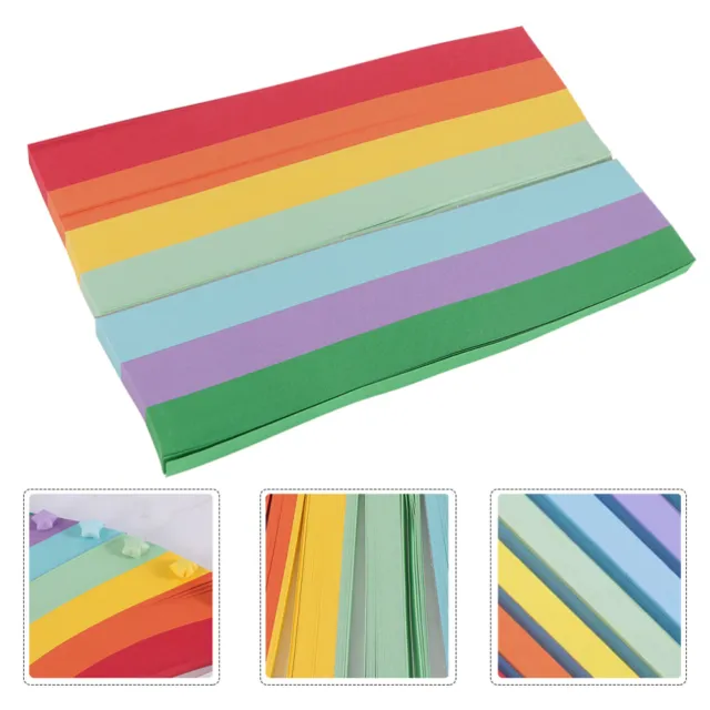 2700 Stk Doppelseitige Dekorative -Papierstreifen Origami-Papierblatt