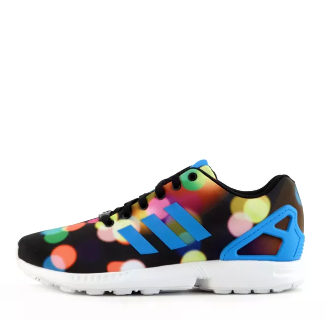 adidas Originals Men's ZX Flux Trainers Shoes Sneakers Lace Up- Black