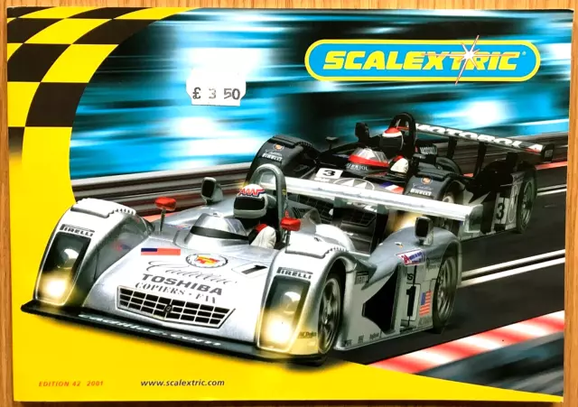 SCALEXTRIC CATALOGUE No 42 2001 UK Slot Cars (Ninco / Fly / SCX / Carrera)