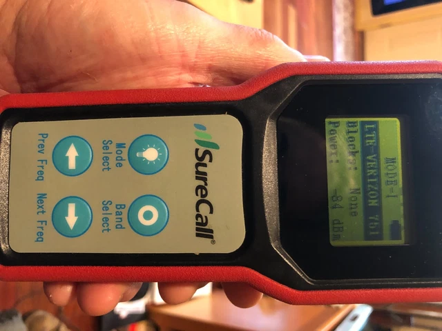 SureCall Portable 5-Band Cellular Signal Meter