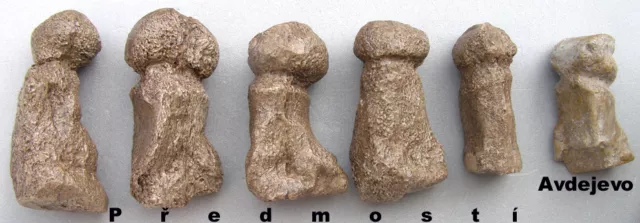 Serie of 6 paleolithic Venuses  - casts of resin 3