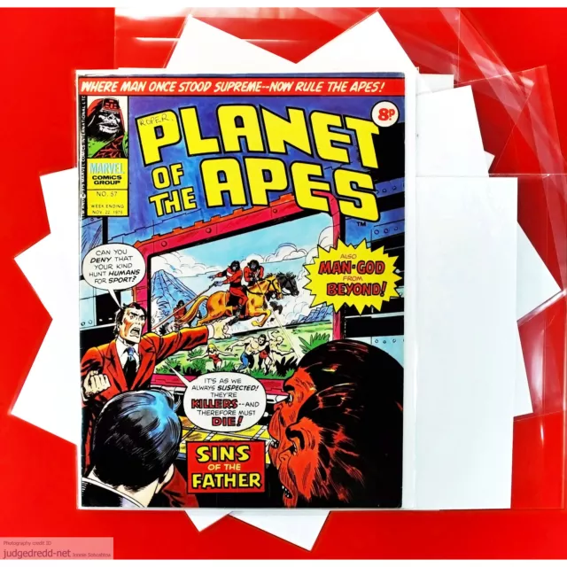 Magazine Bags ONLY  up to A4 Size0 Fits UK Planet of the Apes Comic Books x 10