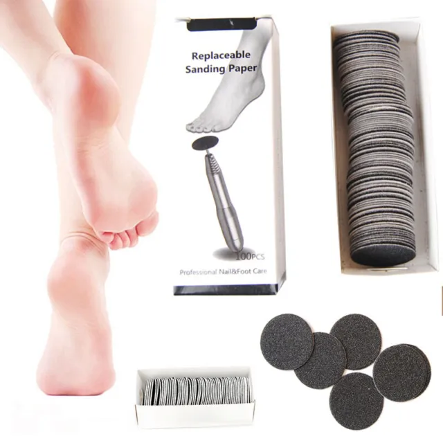 Disco de lija papel de lijado para pedicura raspado pies piel muerta herramienta de pedicura EE. UU.