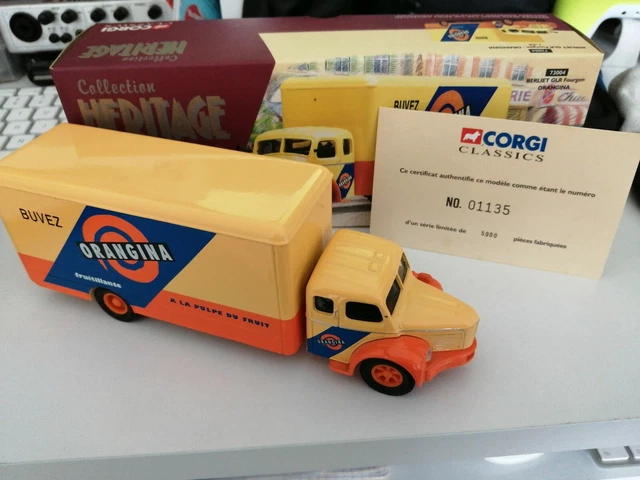 Z448 CORGI HERITAGE 1/50 Camion Berliet Glr Avec Rouleau Safi Stag 364119696643