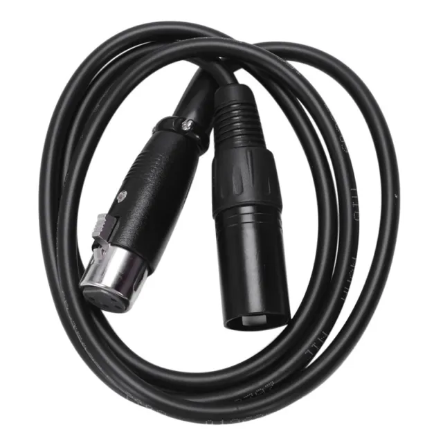 4 pin XLR Male to XLR FEMALE  Cable Cord 1M for DSLR Camera Photography N2N9