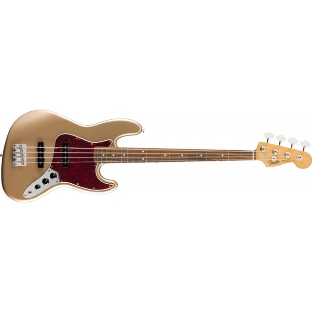 Fender Vintera '60s Jazz Bass - touche Pau Ferro - Firemist Gold (+ housse)