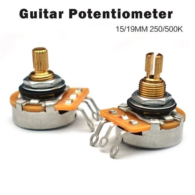 à panneaux Guitare Potentiomètre Cuivre pur 250/500k Guitare électrique
