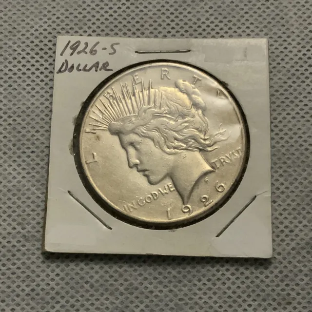 1926 s Silver Peace Dollar 90% silver.