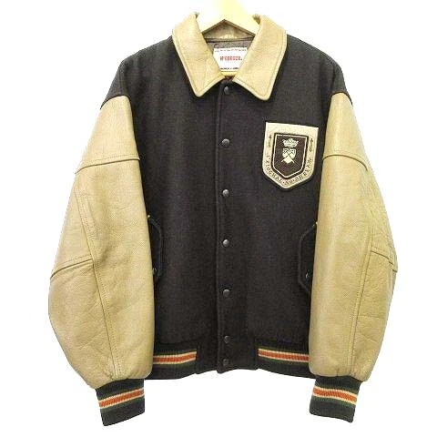 McGregor McGregor McGREGOR Vintage Varsity Jacket Wool   Leather Blouson Emblem