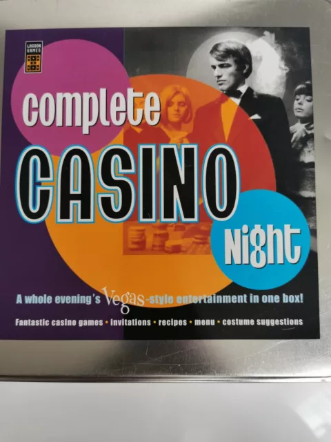 Complete Casino Night, Vegas style casino games evening, adult entertainment fun