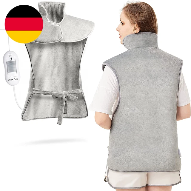 Mia&Coco Heizkissen Für Rücken Schulter Nacken 60X100Cm Wärmekissen Mit Abschalt