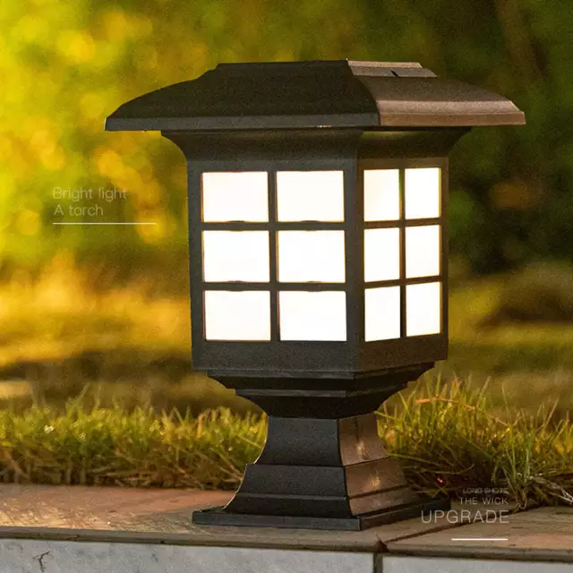 2Pcs LED Solar Power Garden Lights Landscape Path Lawn Yard Lamp Outdoor