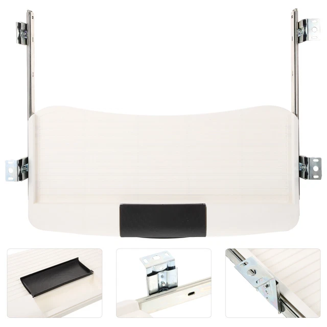 Plateau Clavier Extensible Ergonomique YYQ SHOP - Taille 50/65/75 X 25 Cm - Pliable, Charge 25 Kg - Réduit Douleurs Dos/cou
