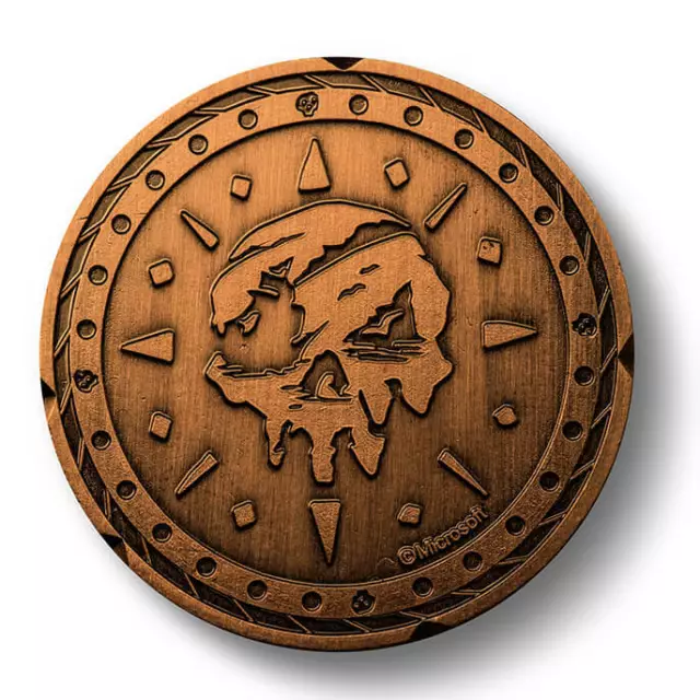 PIÈCE DE MONNAIE Collection Sea Of Thieves Édition Limitée Variante Ancienne EUR 33,23